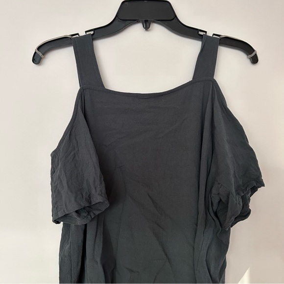 Ava Sky Cold Shoulder Tank Top - Picture 8 of 9